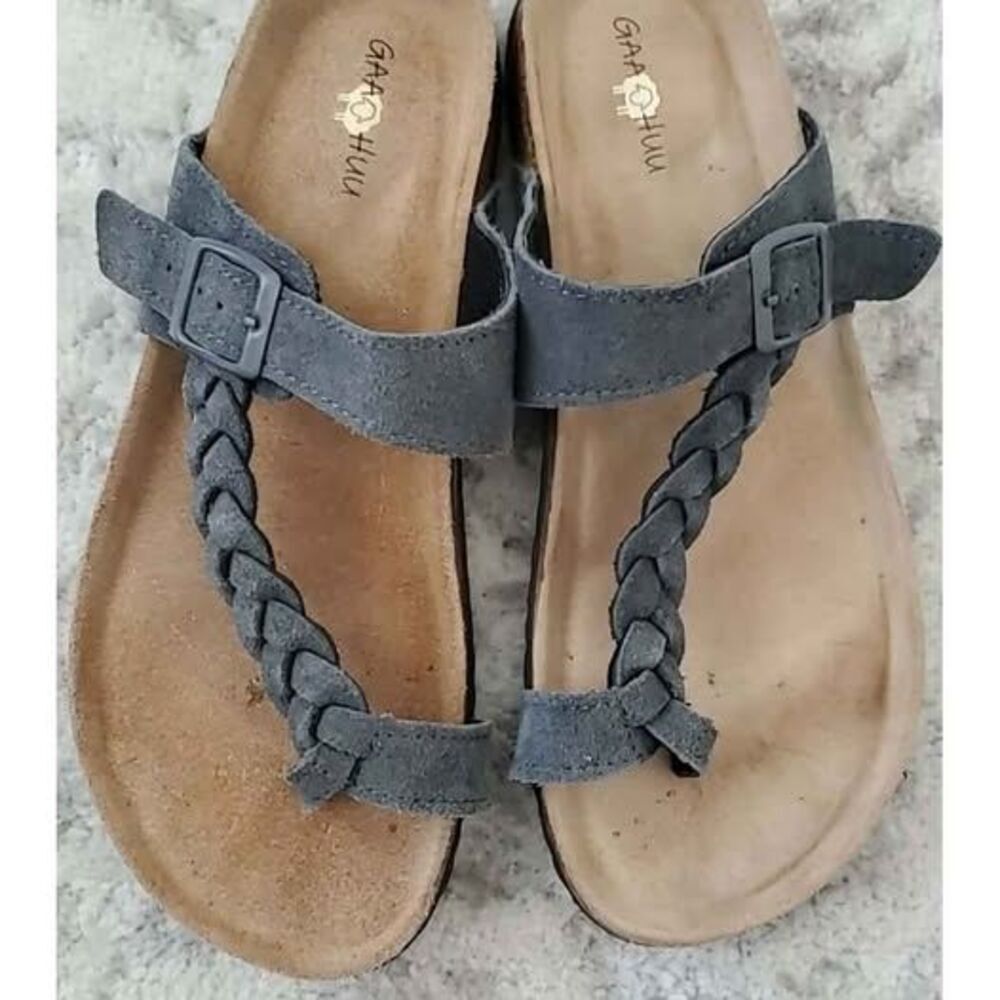 Gaa Huu sz 8.5 grey sandals